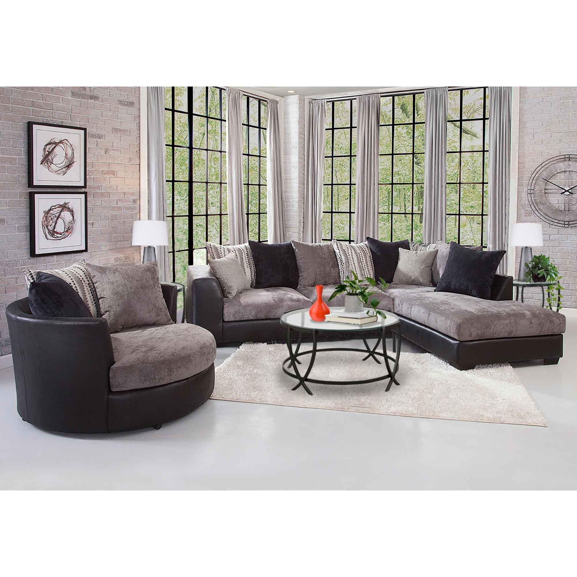 Rent to Own Woodhaven 8 Piece Jamal Chaise Sofa